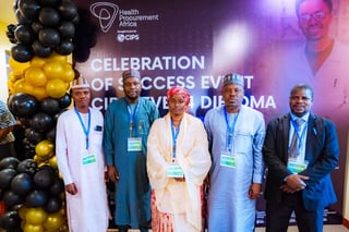 Zainab Purdi with Abdulkadir Ahmed, MD DMMA, Bauchi State 