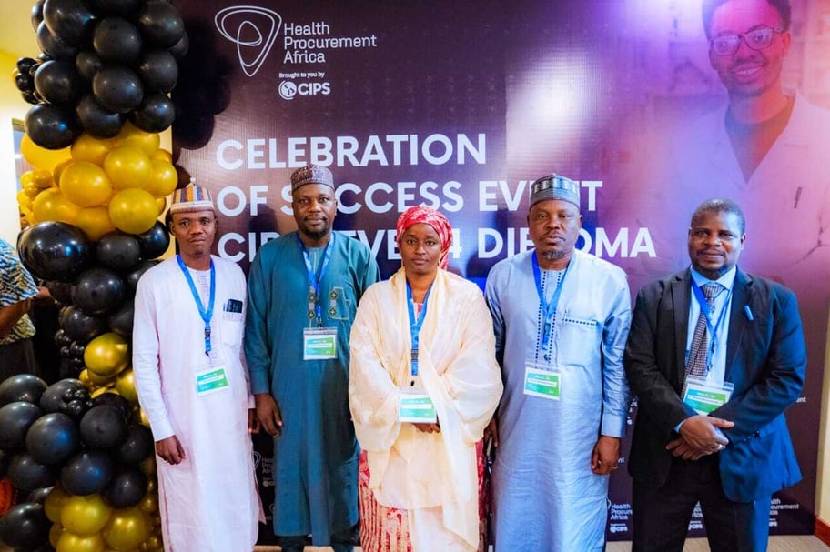 Zainab Purdi with Abdulkadir Ahmed, MD DMMA, Bauchi State 